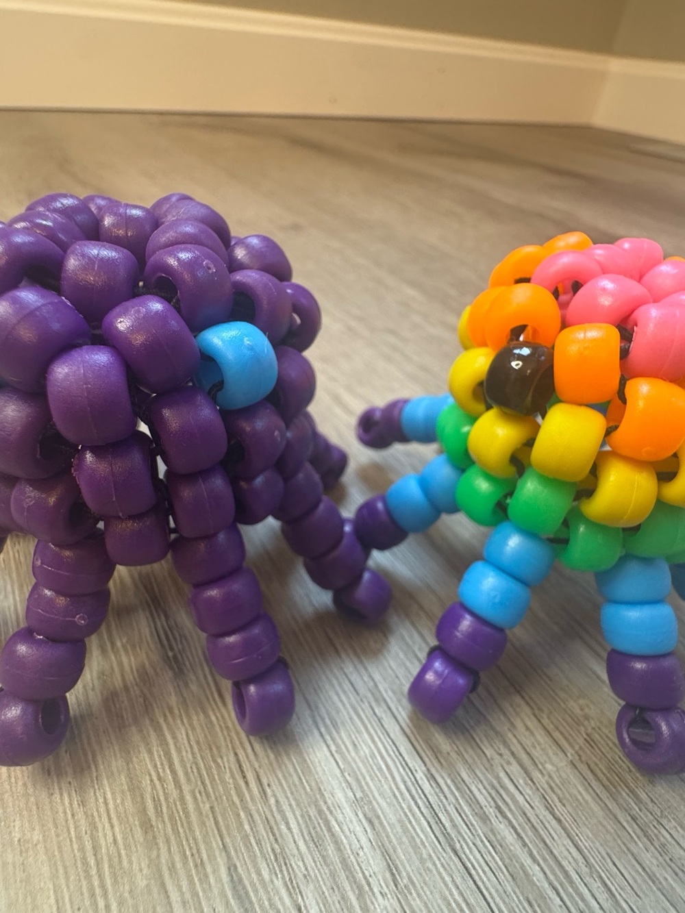 Colorful Beaded Octopus Toy - Purple Sensory Fidget